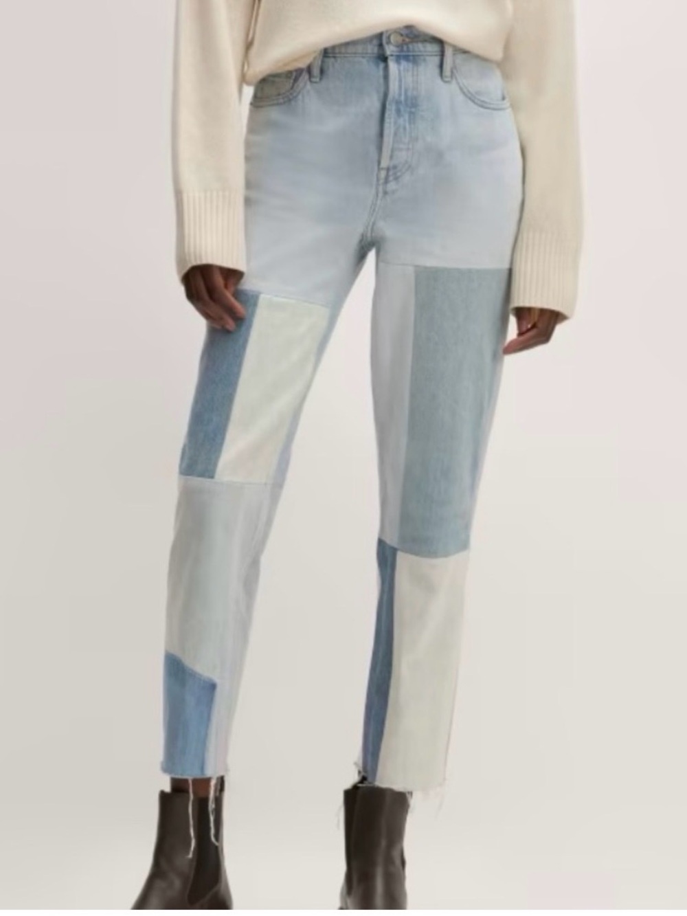 Everlane the 90s Cheeky Patchwork Jean size 24!